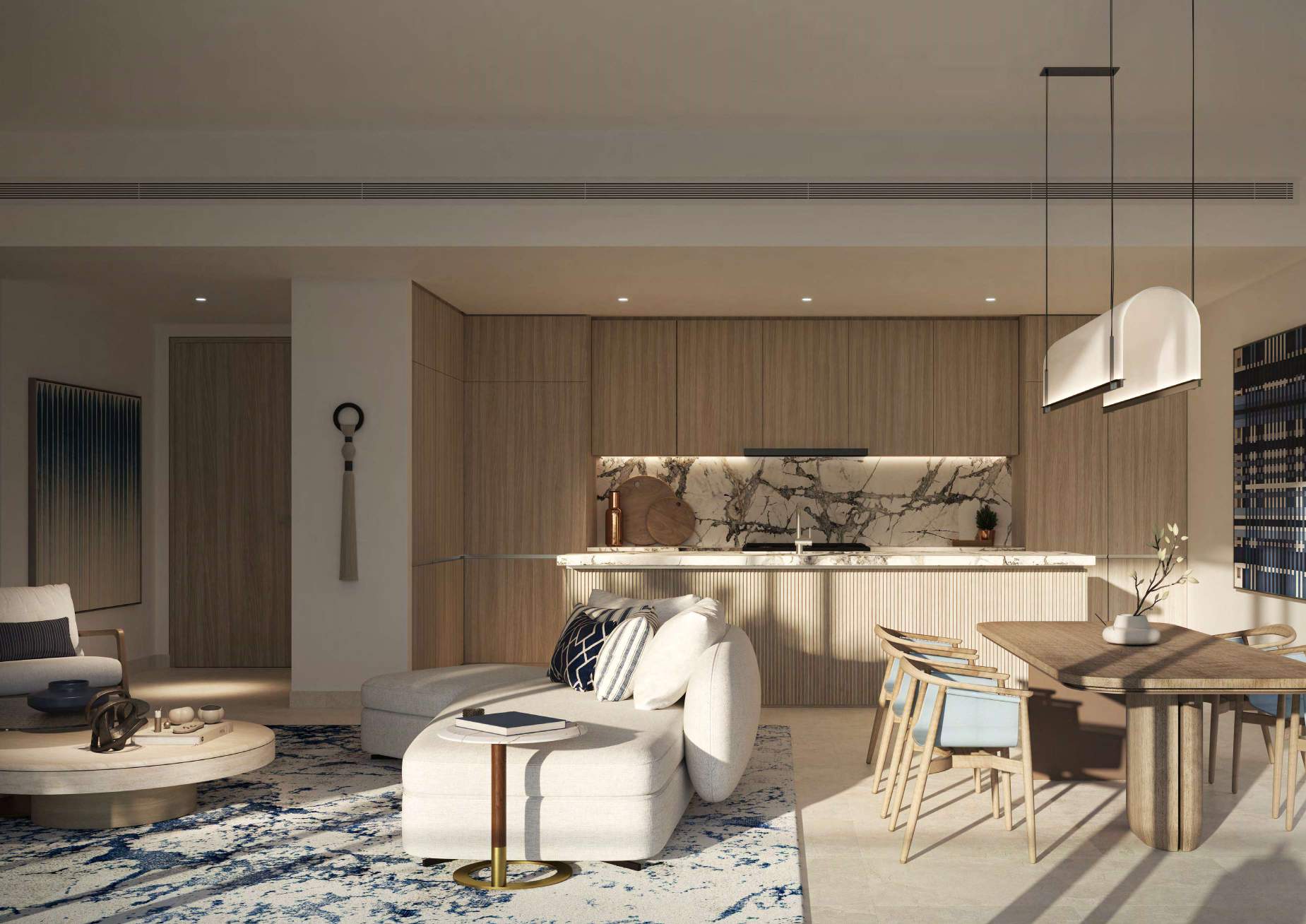 2 Bedroom + Maid Apartment