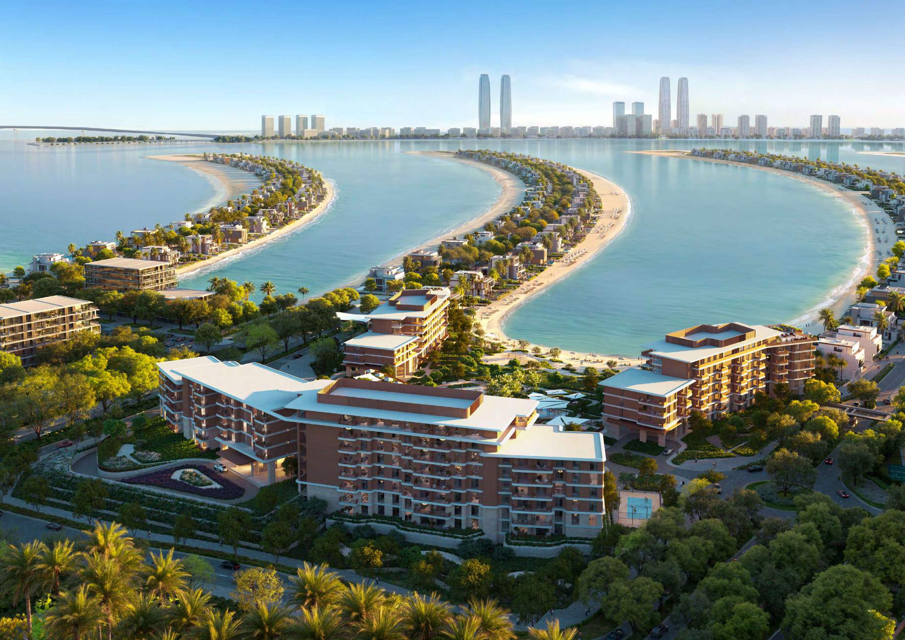Palm Central Private Residences aerial view